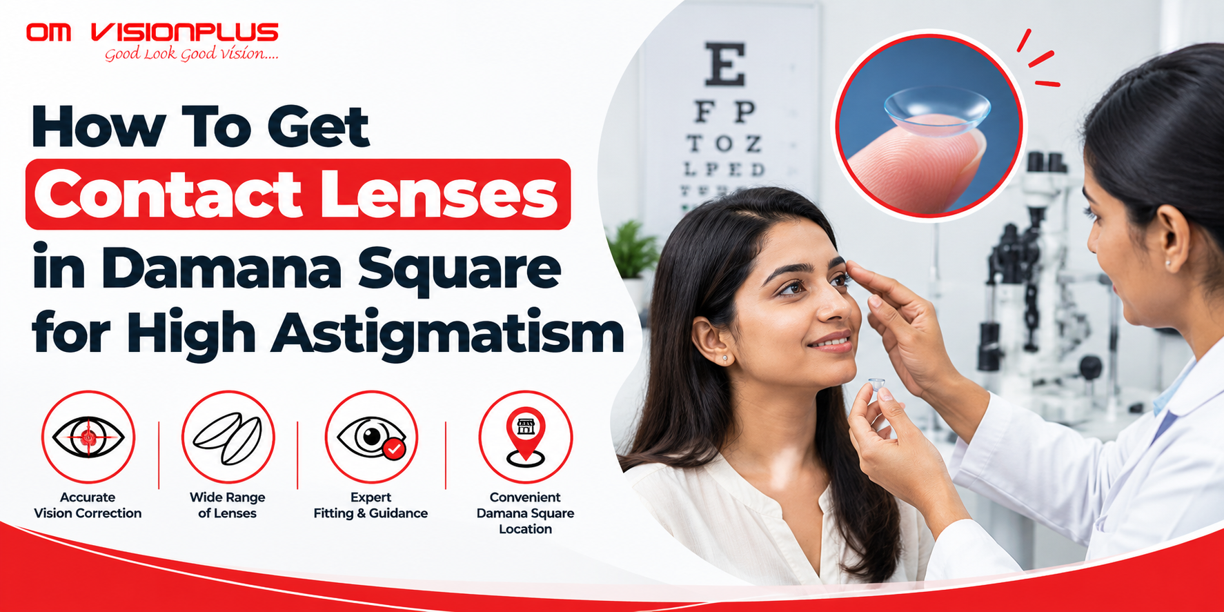 How To Get Contact Lenses in Damana Square for High Astigmatism